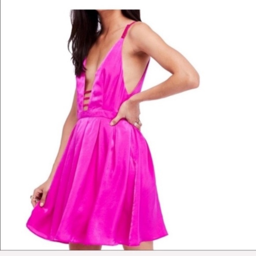 Free People Hot Pink Dress